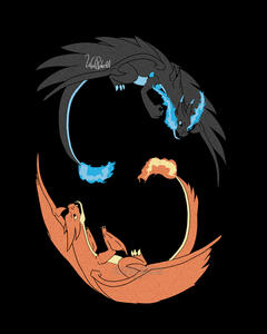 full body with shading with additional character