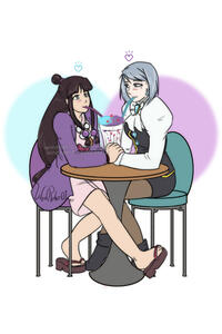 Example C Sketch - Flat colours with no shading